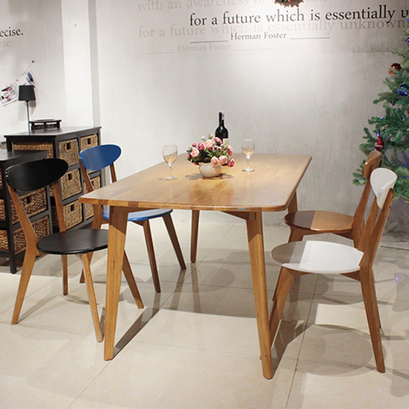 BÀN ĂN CHÂN GỖ FJORD 12 BAN4-007-HF